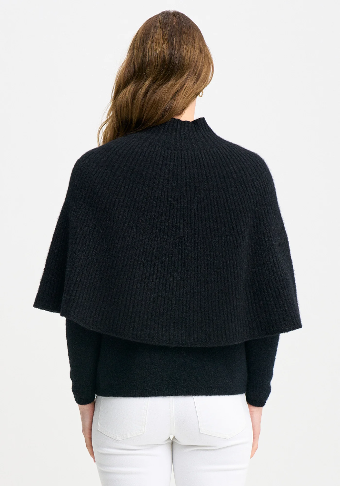 Merinomink ‘ENA’ New Zealand Possum Merino Silk Poncho - Various Colours