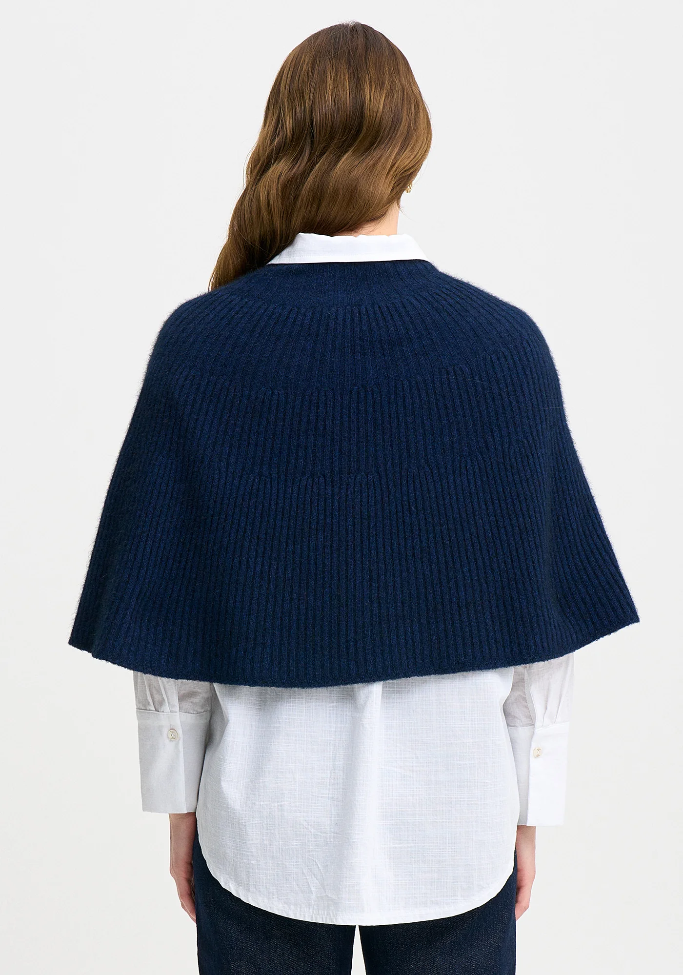 Merinomink ‘ENA’ New Zealand Possum Merino Silk Poncho - Various Colours