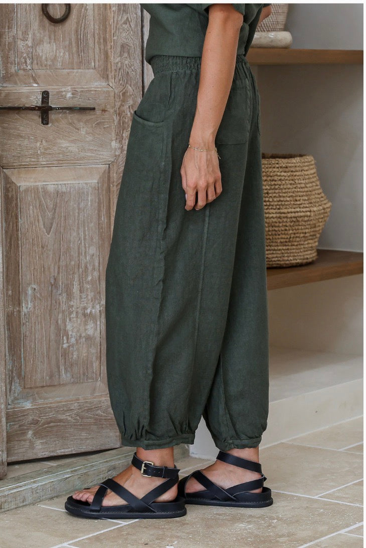 Free Angel - Nervatura - Italian Linen Pants