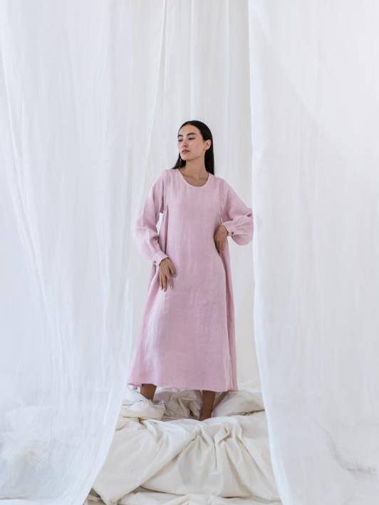 European Linen ‘Sandy’ Dress - Various Colours