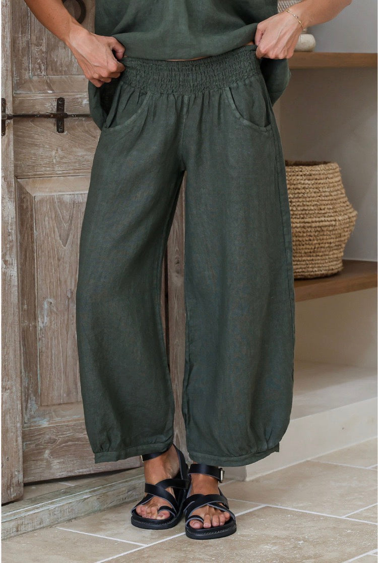 Free Angel - Nervatura - Italian Linen Pants