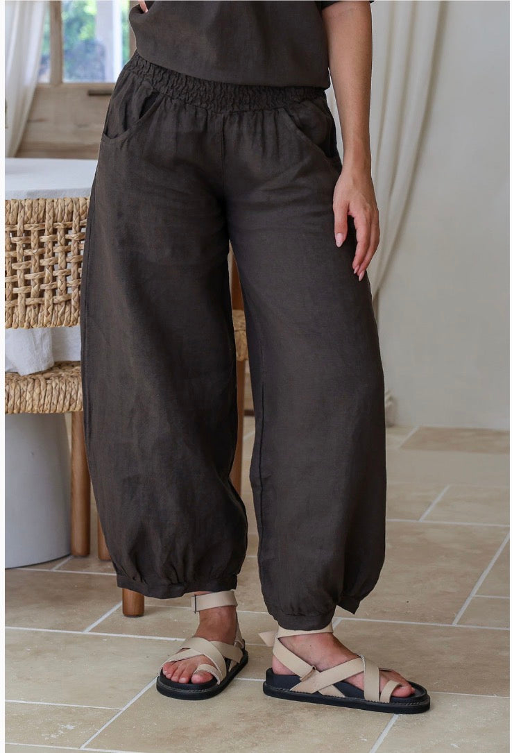 Free Angel - Nervatura - Italian Linen Pants