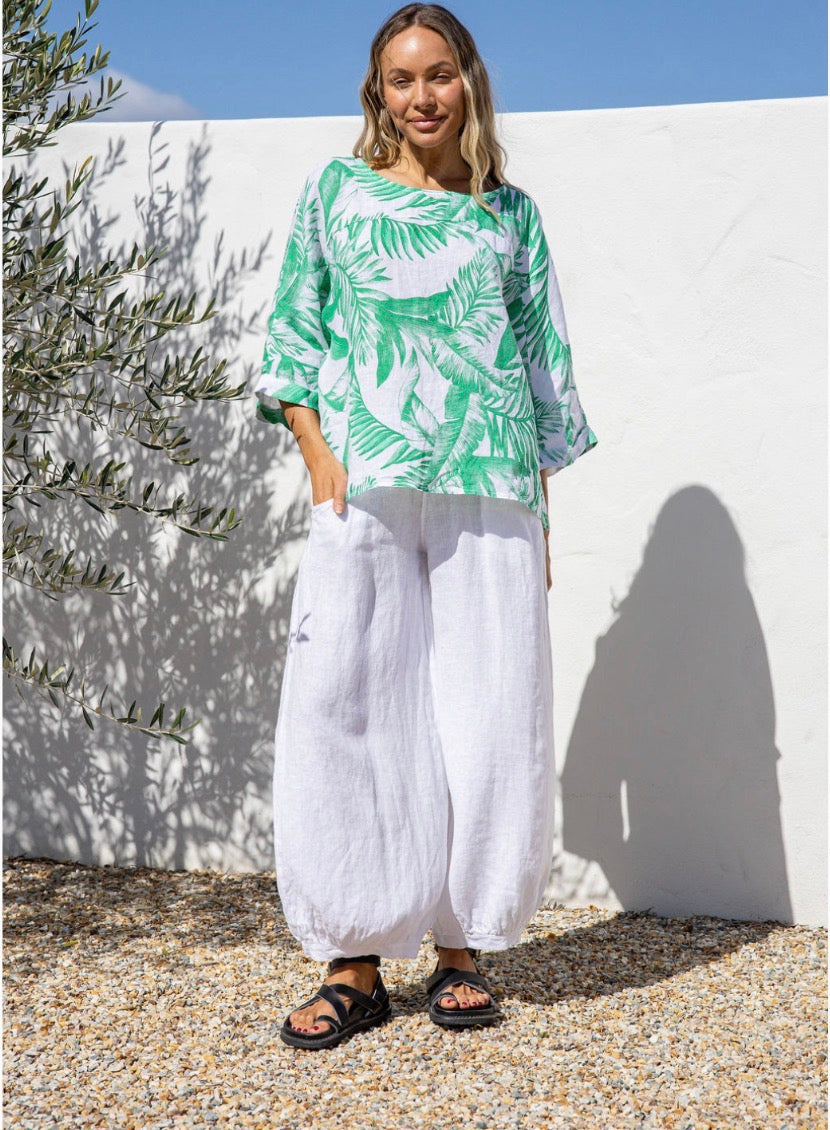 Free Angel - Nervatura - Italian Linen Pants