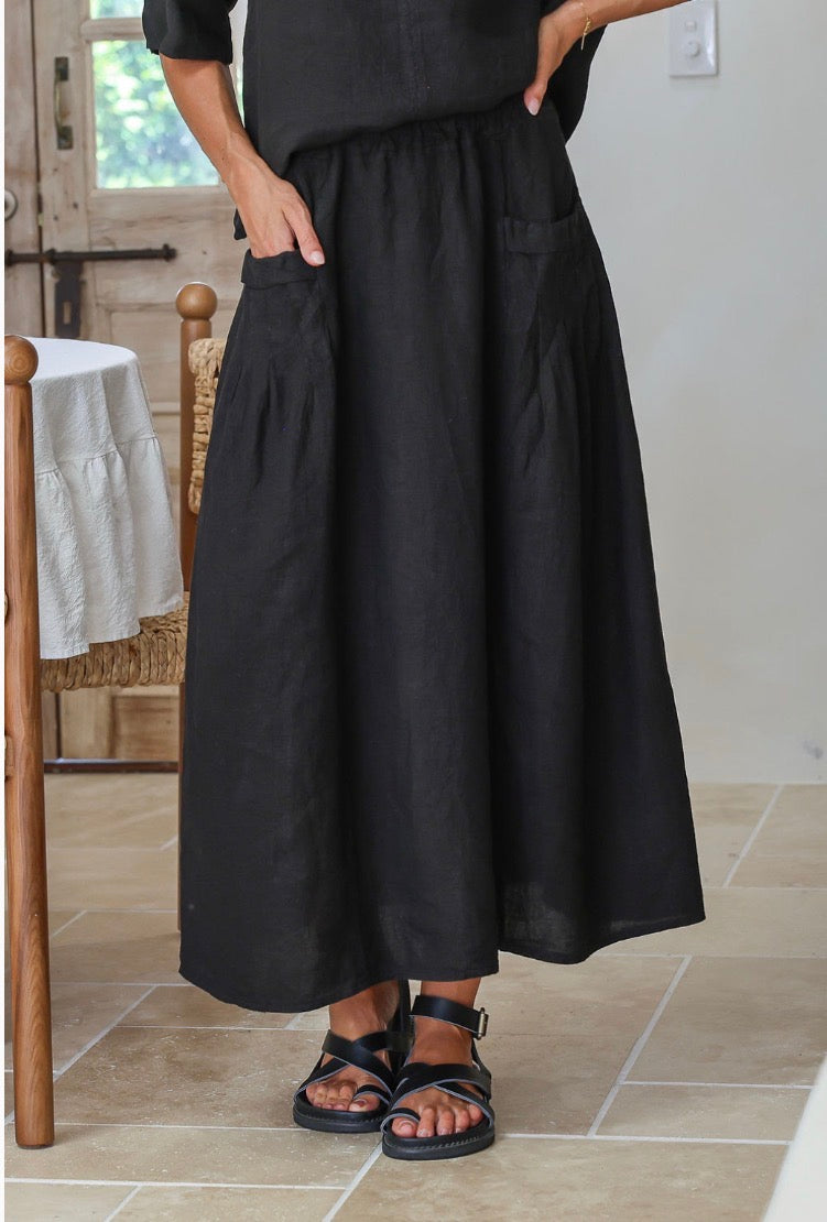 Free Angel - Tashina -  Italian Linen Skirt