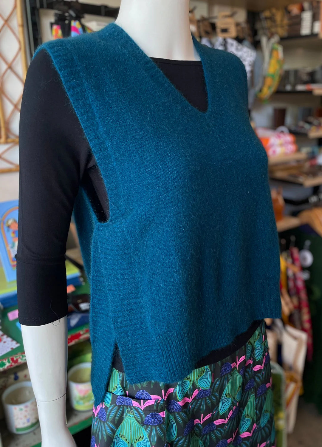 Lothlorian - Ride - Possum Merino V Neck Vest