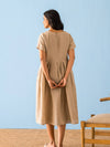 European Linen ‘Fiona’ Dress - Oatmeal