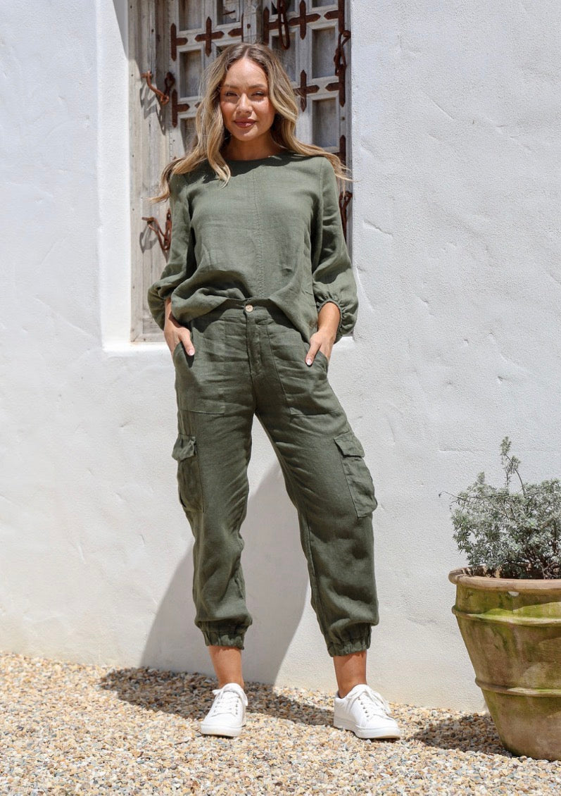 Free Angel - Espessivo - Italian Linen Sport Pants