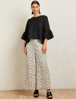 State Of Embrace Wide Leg Linen Palazzo Pant - Eclipse