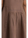 European Linen ‘Saoraya’ Dress - Muted Mocha