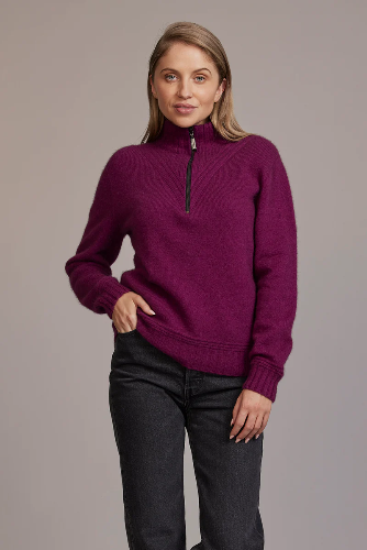 McDonald - Possum Merino Ridge Funnel Neck