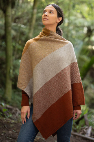 McDonald - Possum Merino Ombre Poncho
