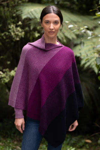 McDonald - Possum Merino Ombre Poncho