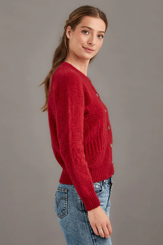 McDonald - Possum Merino Patchwork Cardigan