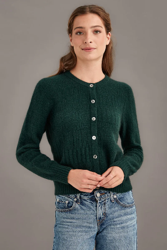 McDonald - Possum Merino Patchwork Cardigan
