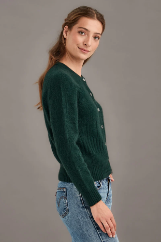 McDonald - Possum Merino Patchwork Cardigan