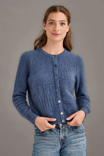 McDonald - Possum Merino Patchwork Cardigan