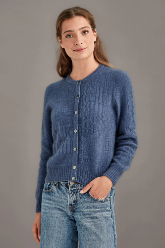 McDonald - Possum Merino Patchwork Cardigan