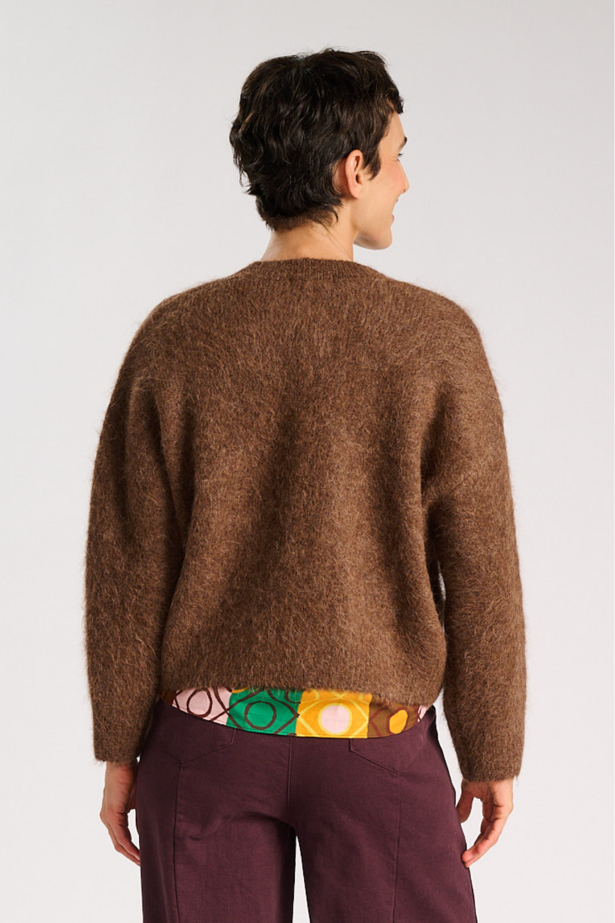 Olga De Polga - Aspen - Alpaca Knit Sweater - Chocolate