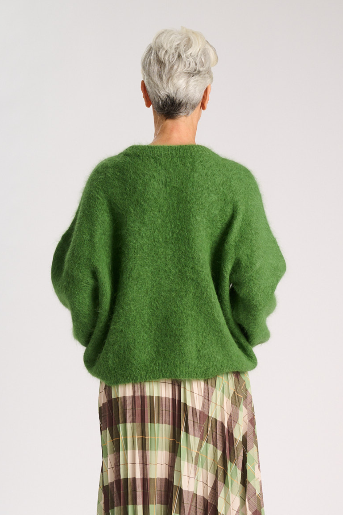 Olga De Polga - Montreal - Angora Knit Sweater - Sage