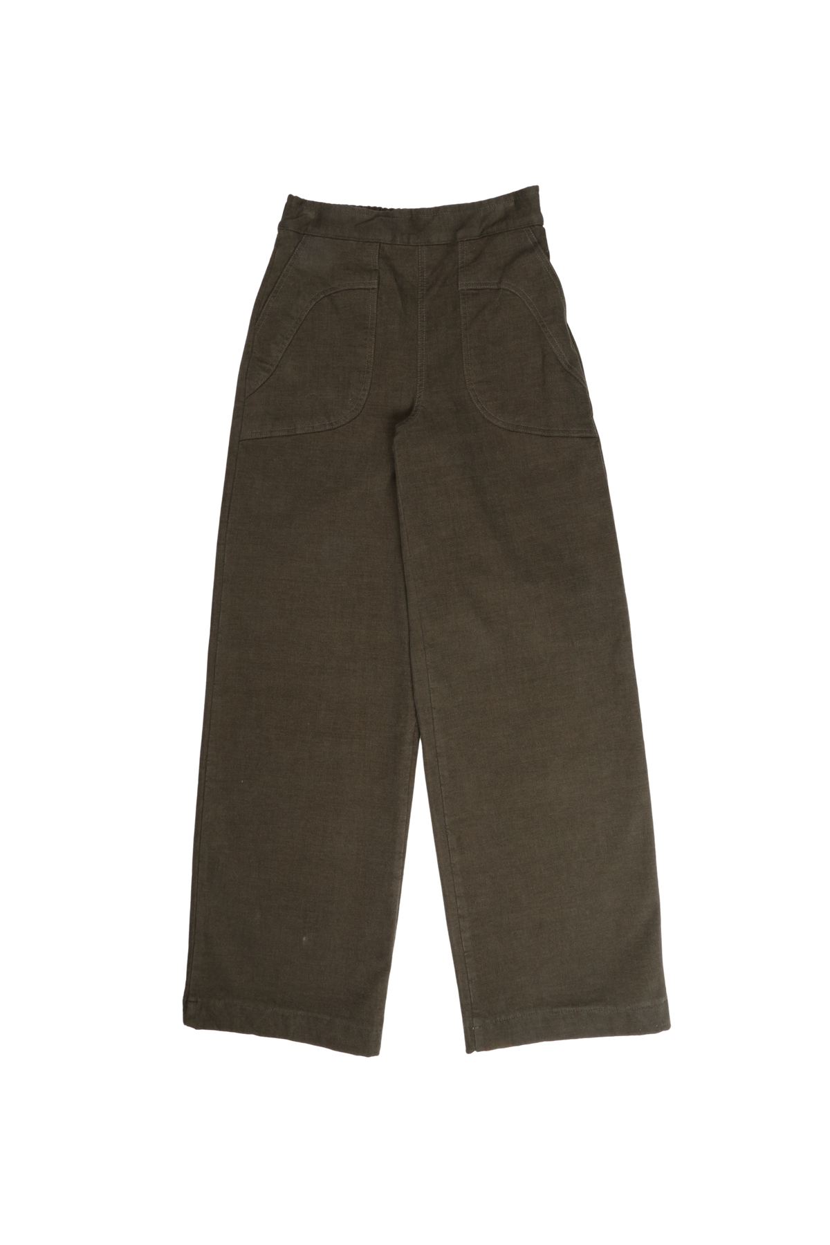Olga De Polga - Peggy Amber - Cotton/Rayon Long Pants - Khaki