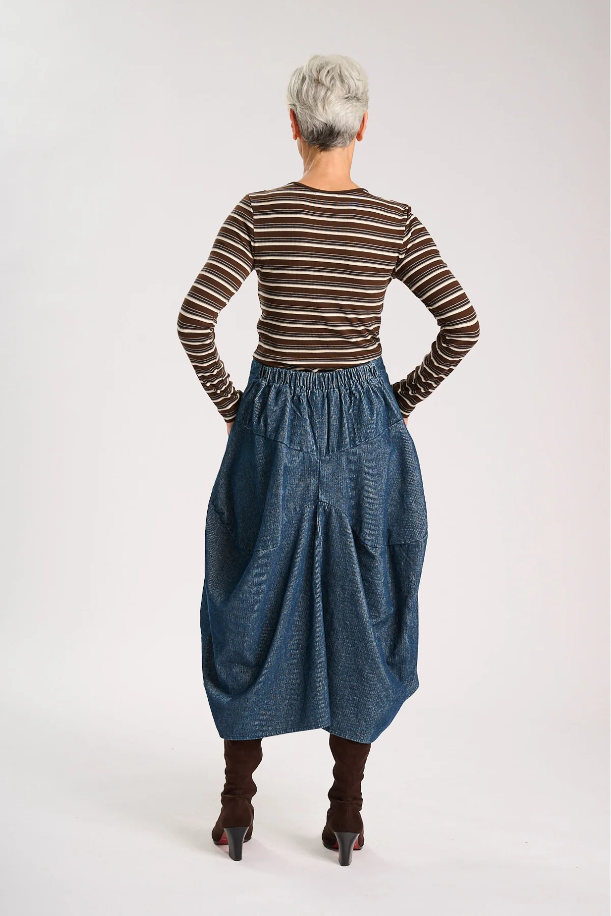 Milwaukee - Solis - Cotton Cord Skirt - Indigo