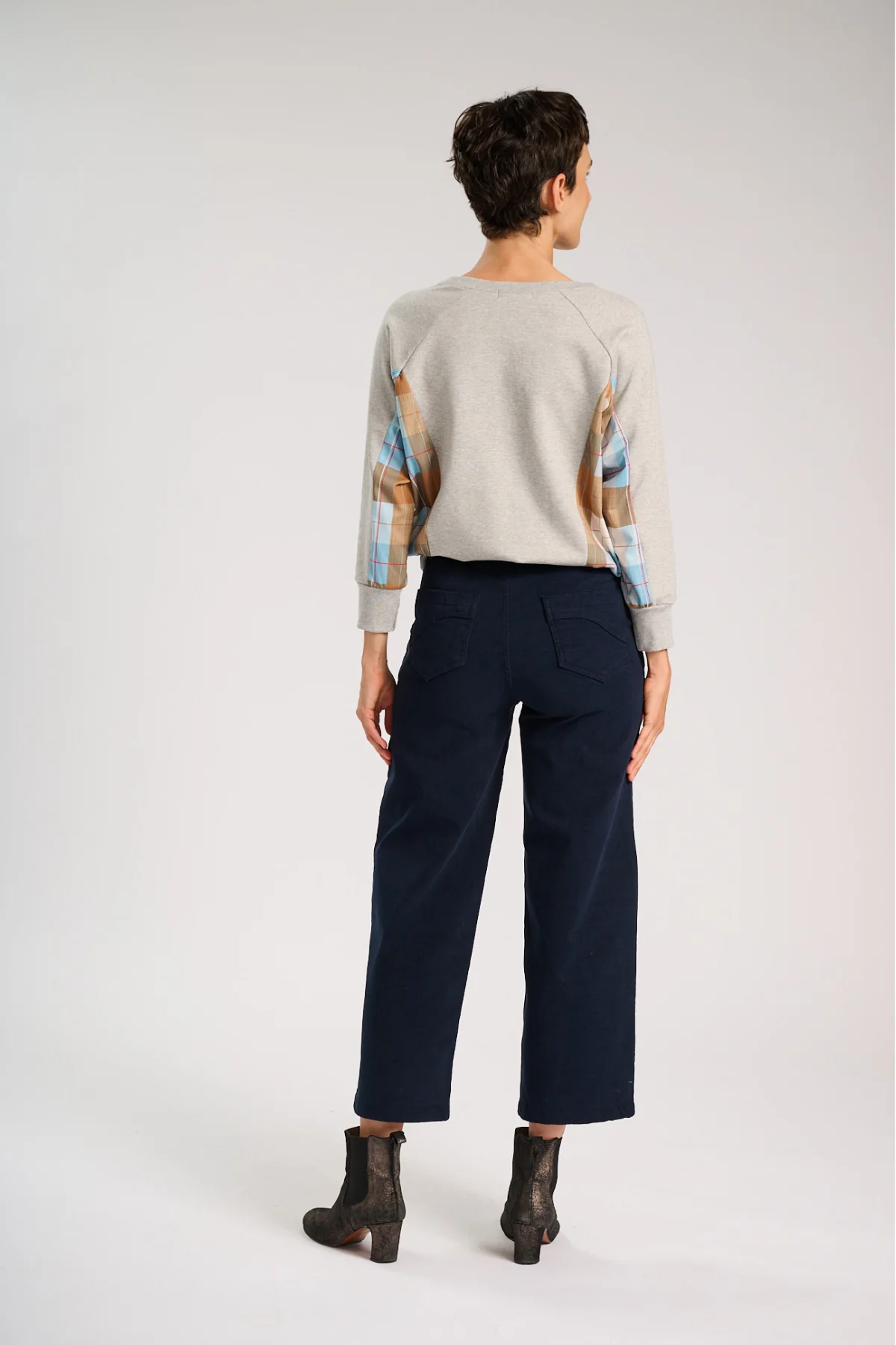 Olga De Polga - Peggy Amber - Cotton/Rayon Pants - Navy
