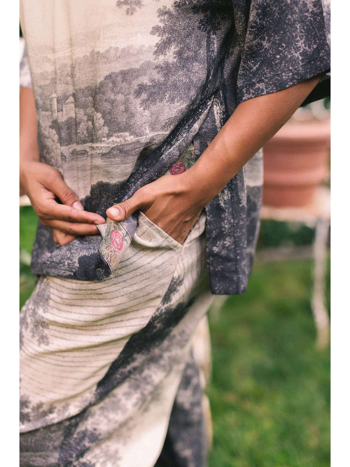Market Of Stars - ‘Still I Rise’ Luxe Tee Landscape Print Tunic Shirt