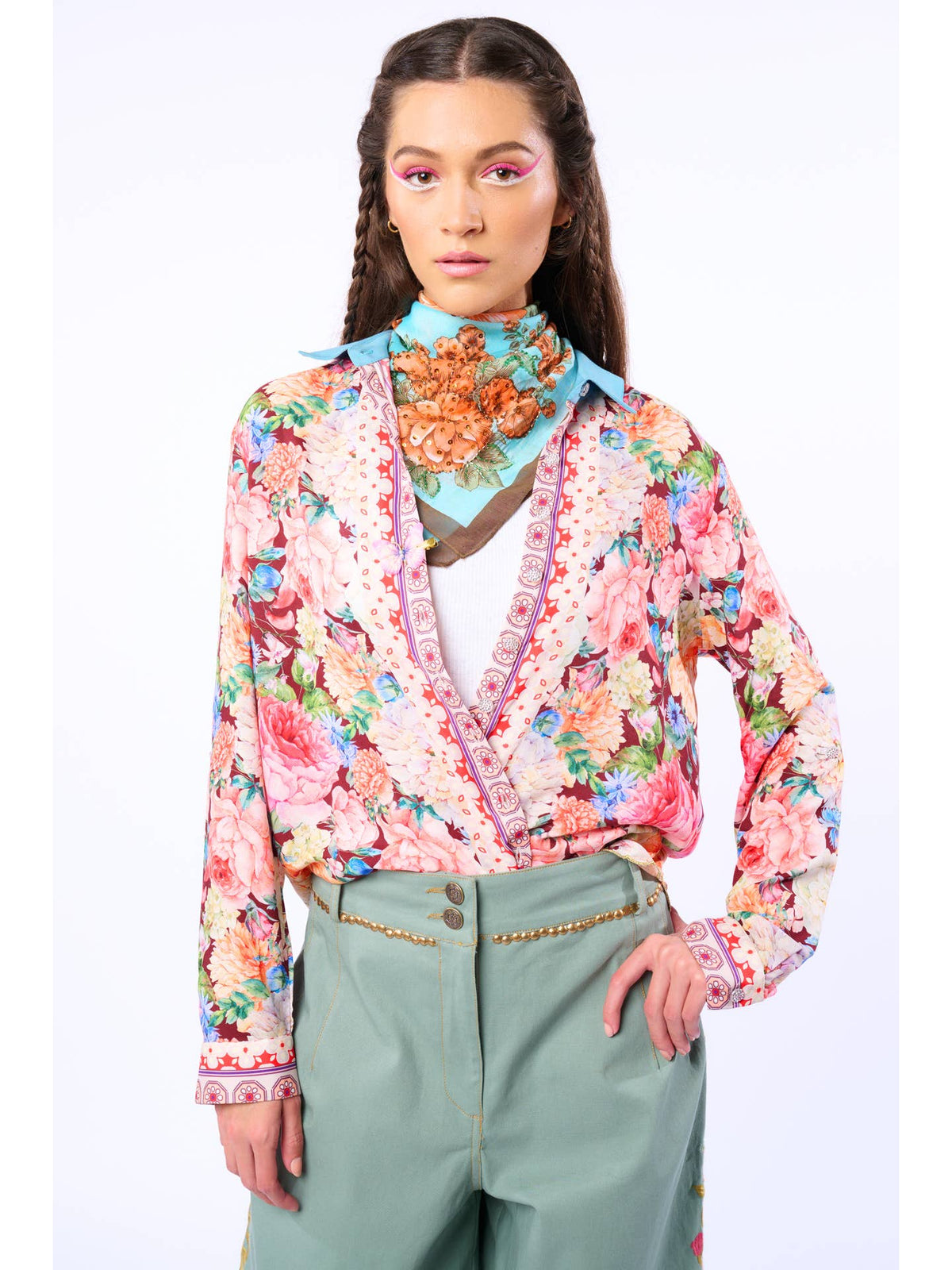 Aratta - ‘Time To Shine’ Denim Pants - Sage