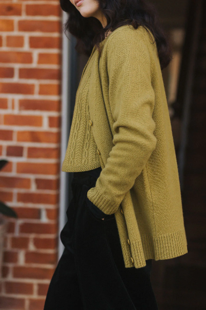 Montaigne - Patou - Pure Lambswool Midi Cardigan