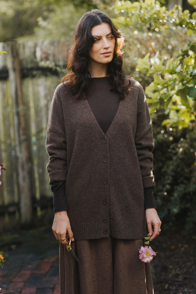 Montaigne - Patou - Pure Lambswool Midi Cardigan