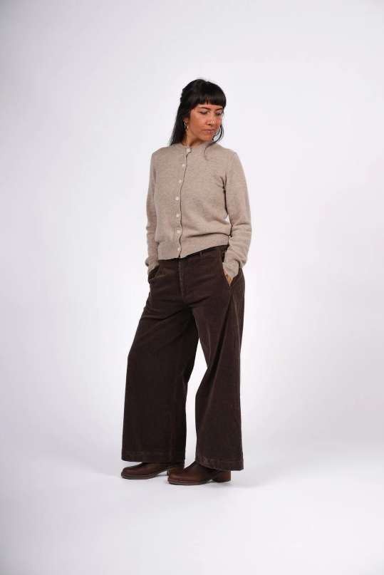 Montaigne - ‘Minimalist’ Lambswool Cardigan - Various Colours