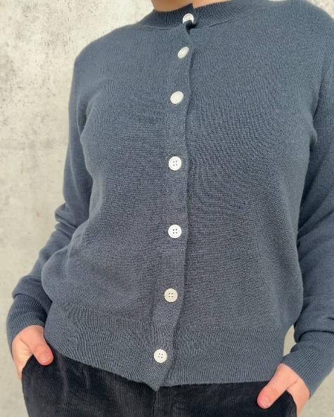 Montaigne - ‘Minimalist’ Lambswool Cardigan - Various Colours