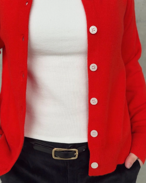 Montaigne - ‘Minimalist’ Lambswool Cardigan - Various Colours