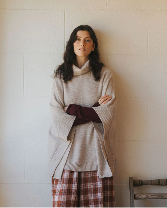 Montaigne - Agnès - 100% New Zealand Lambswool Poncho