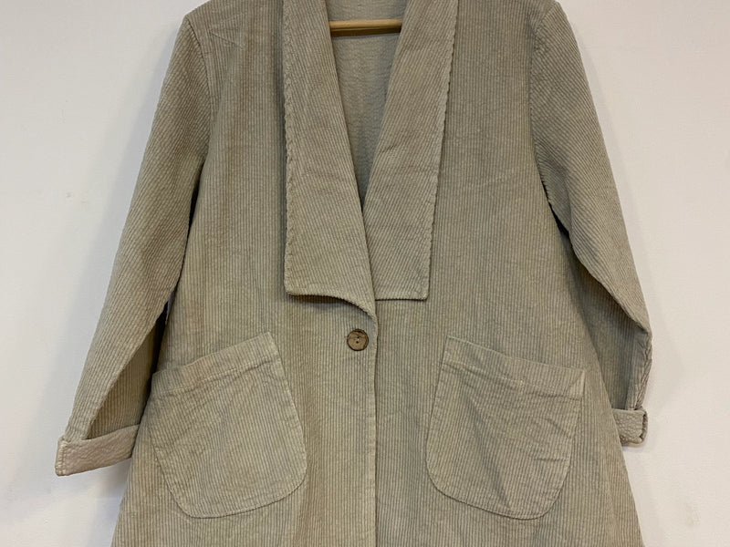 Italian ‘Kellie’ Cord Jacket With One Button And Front Pockets - Various Colours