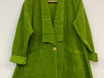 Italian ‘Kellie’ Cord Jacket With One Button And Front Pockets - Various Colours