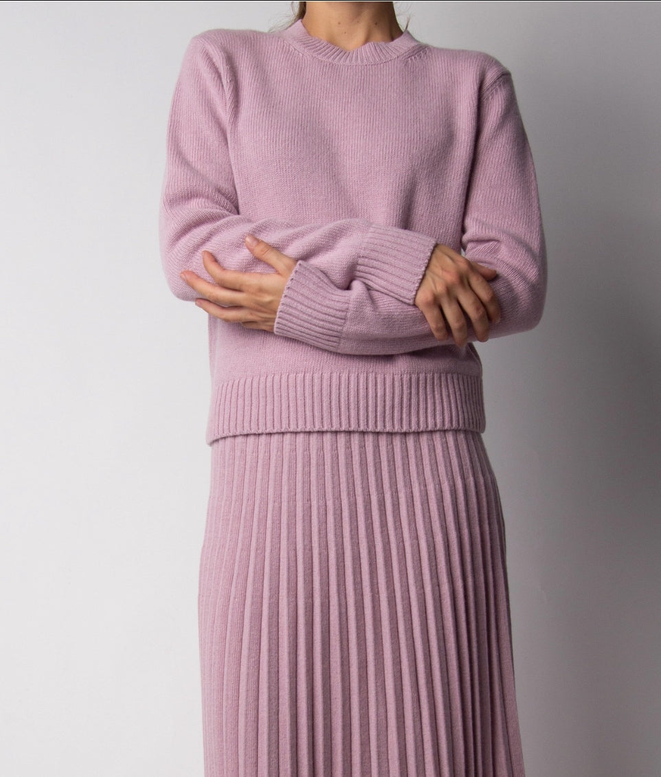 Italian ‘Elena’ Cashmere Mix Crewneck Sweater - Various Colours
