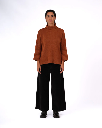 Montaigne - Balmain - Pure New Zealand Lambswool Roll Neck Sweater