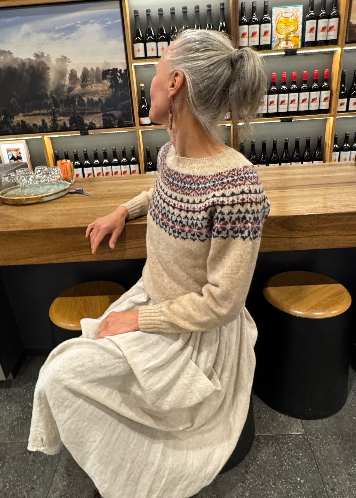 Harley of Scotland - Fairisle Super Knit - Calico