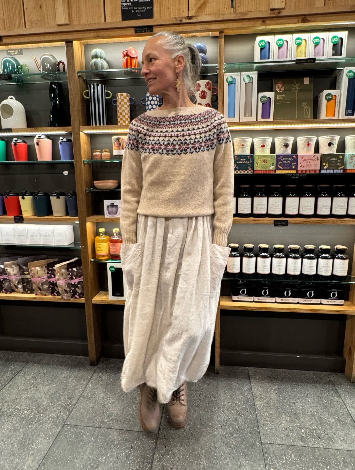 Harley of Scotland - Fairisle Super Knit - Calico