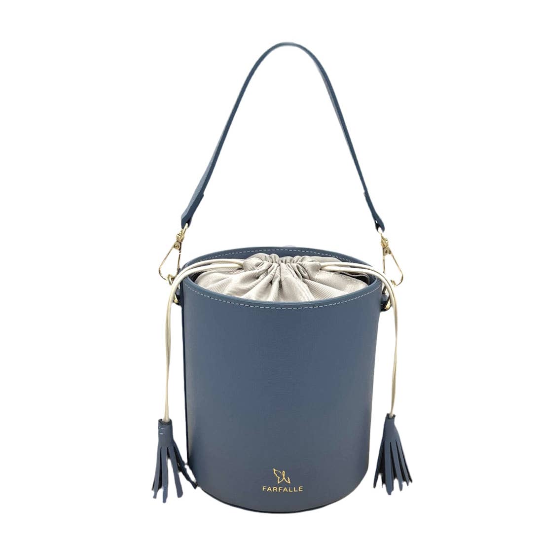 Genuine Leather Small Bucket Bag Italy - Various Colours