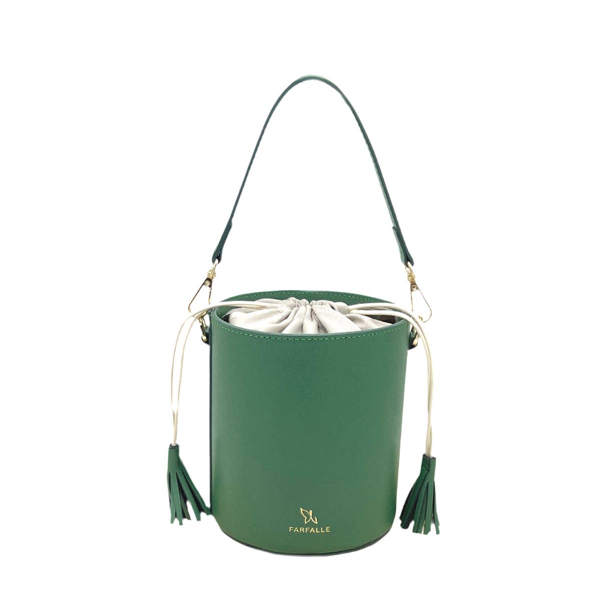 Genuine Leather Small Bucket Bag Italy - Various Colours