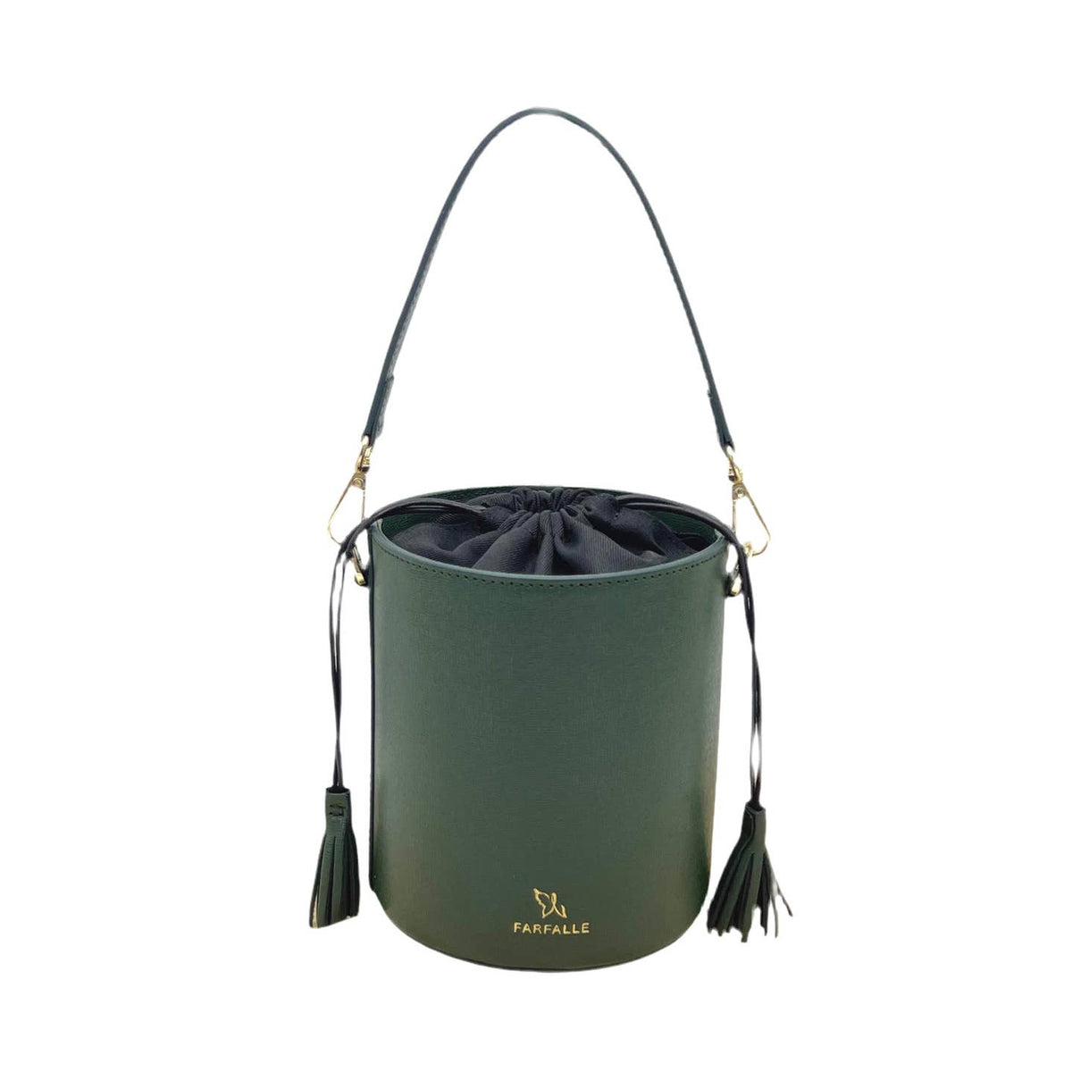 Genuine Leather Small Bucket Bag Italy - Various Colours