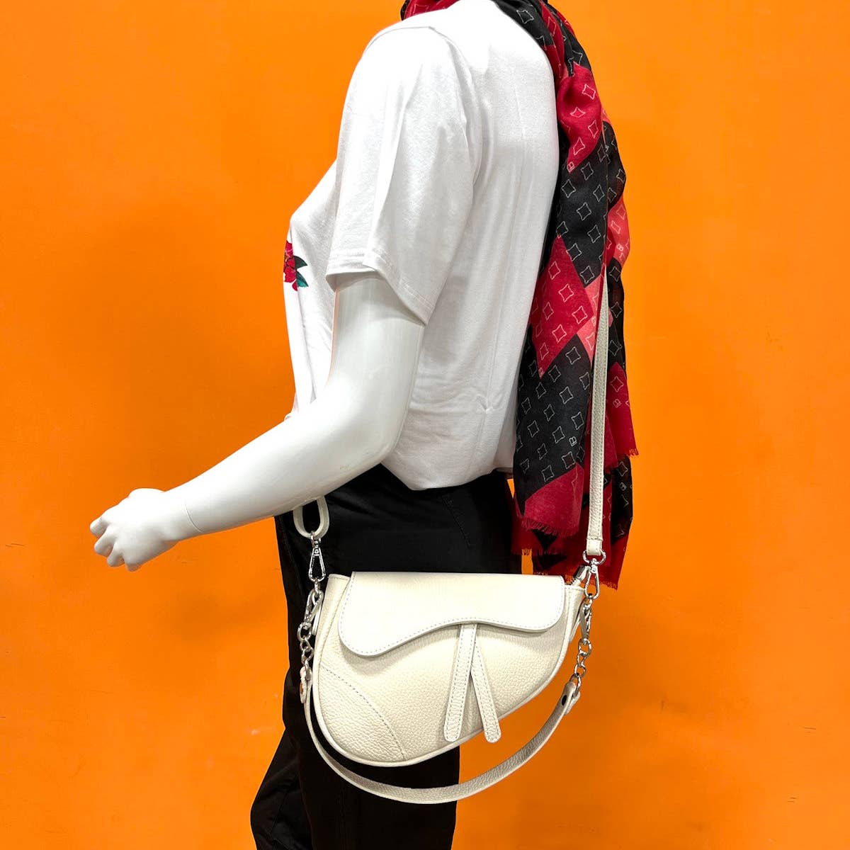 Genuine Leather Shoulder Bag Italy - Various Colours