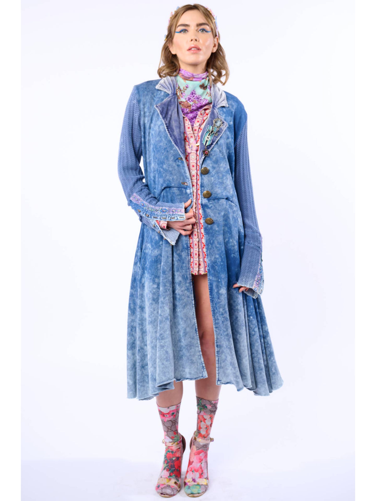 Aratta - Captain General Coat - Denim Wash Blue