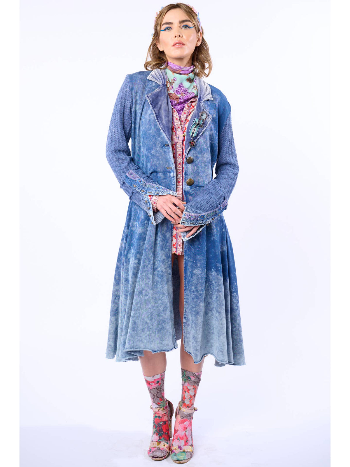 Aratta - Captain General Coat - Denim Wash Blue