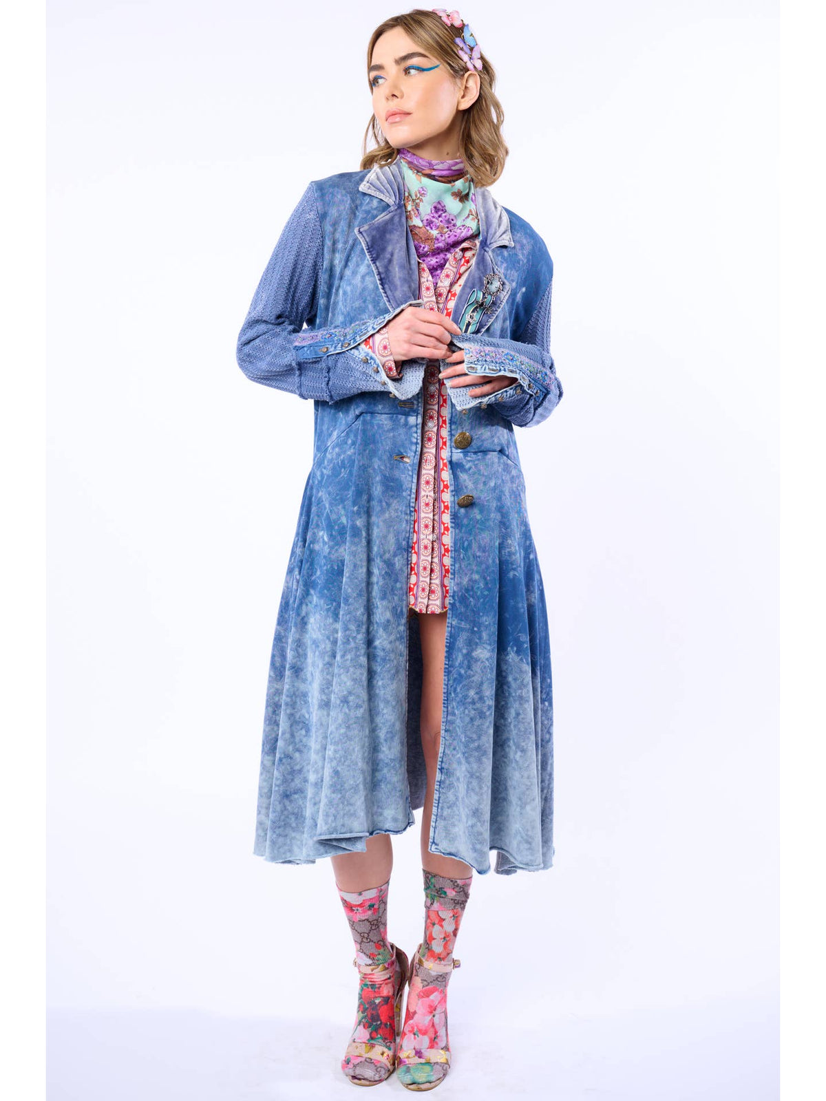 Aratta - Captain General Coat - Denim Wash Blue