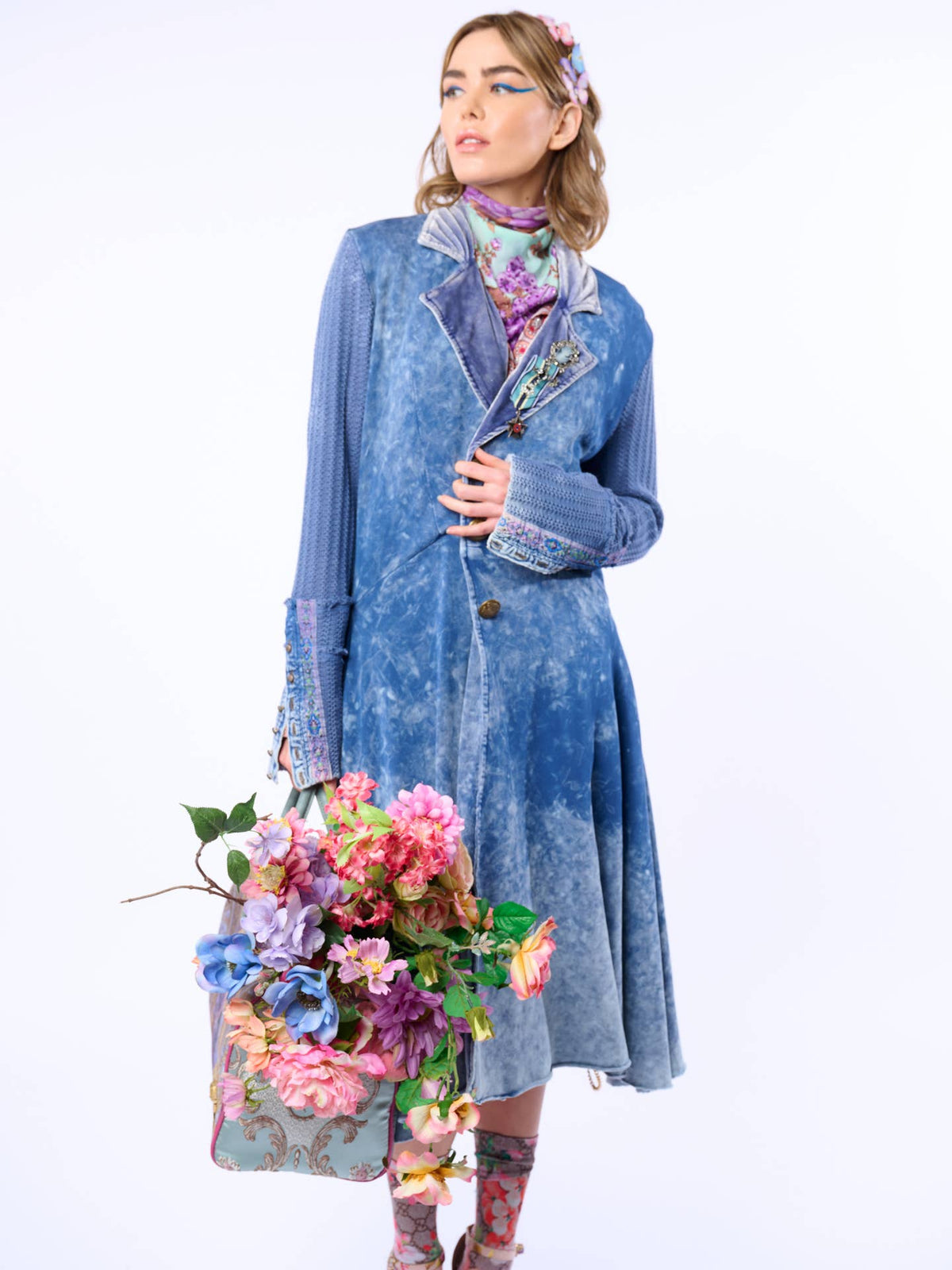 Aratta - Captain General Coat - Denim Wash Blue