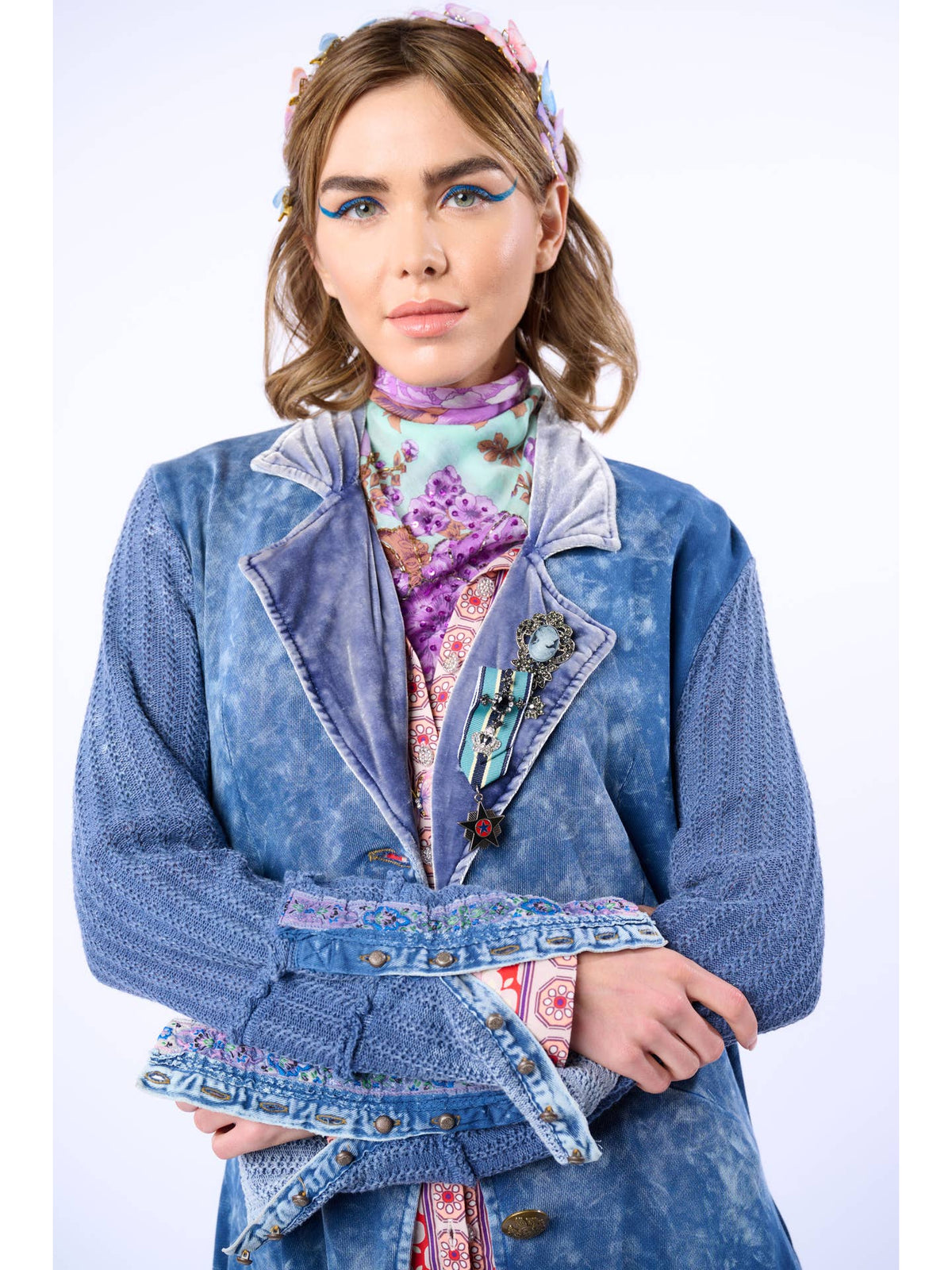 Aratta - Captain General Coat - Denim Wash Blue