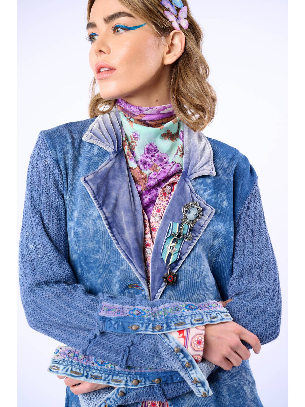 Aratta - Captain General Coat - Denim Wash Blue